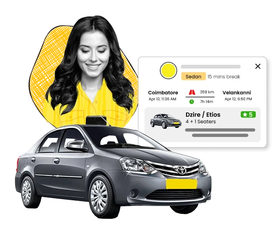 Online Taxi Booking for Coimbatore to Velankanni Trip Convenient online taxi and cab booking for local and outstation travel from Coimbatore to Velankanni