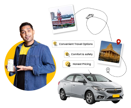 Affordable Chennai to Katpadi Cab & Taxi Travel Service Book affordable cab service online for smooth travel between Chennai & Katpadi anytime, anywhere.