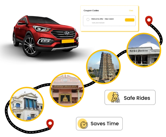 Choose the Best Cab for Madurai to Chennai Outstation Trips Passenger chooses the best taxi booking for a secure and relaxed ride from Madurai to Chennai