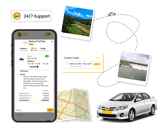 Choose Oray Booking Online For The Madurai to Erode Trip Choose Oray for booking your Madurai to Erode trip and enjoy a comfortable and safe journey