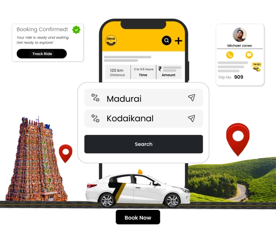 Hire Car For a Perfect Madurai to Kodaikanal Getaway Trip Enjoy smooth hill rides with our taxi cab or bus services from Madurai to Kodaikanal today