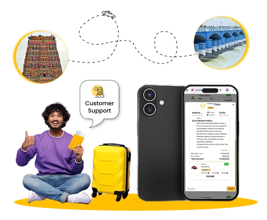 Madurai to Trichy Cab/Bus Booking Made Easy With Oray Choose Oray to book your Madurai to Trichy cab easily online with trusted drivers and fair pricing.