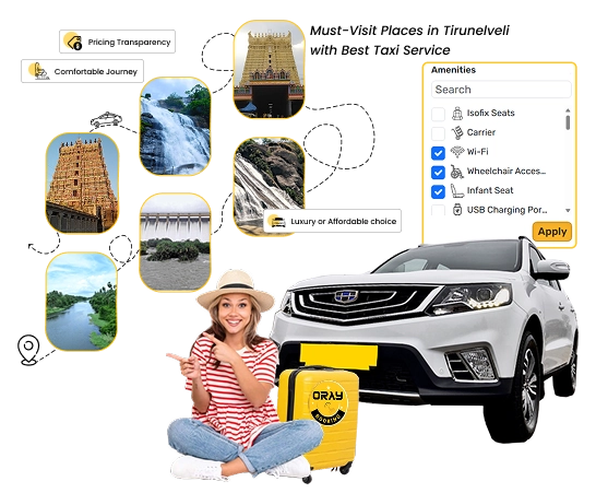 Chennai to Tirunelveli Outstation Cab Service Online Book outstation cab services from Chennai to Tirunelveli for a safe, smooth, and affordable journey.