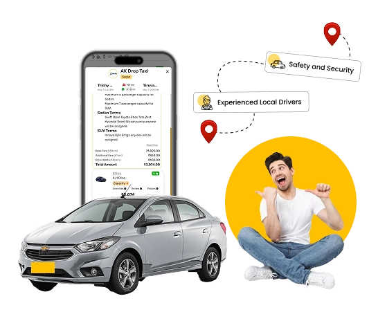 Book Trichy to Tiruvannamalai Taxi for a Comfortable Trip Plan your Tiruvannamalai trip from Trichy with secure taxi booking and dependable service online.