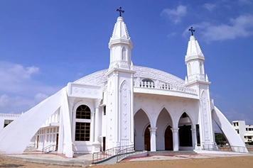 Morning Star Church Visit with Cab Booking from Trichy Book a cab or bus from Trichy to visit the beautiful Morning Star Church in Velankanni today