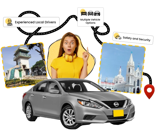 Best Cab and Bus Booking from Trichy to Velankanni Trip Book comfortable and affordable cabs or buses from Trichy to Velankanni with Oray Booking.