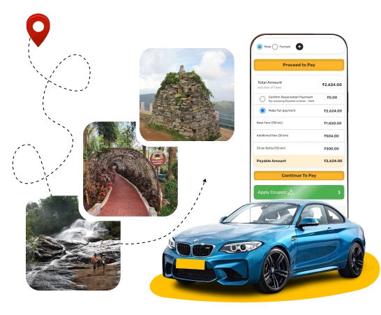 Choose Oray Booking for Trichy to Yercaud Cab Booking Book your cab from Trichy to Yercaud with Oray for a safe, comfortable, and budget-friendly trip